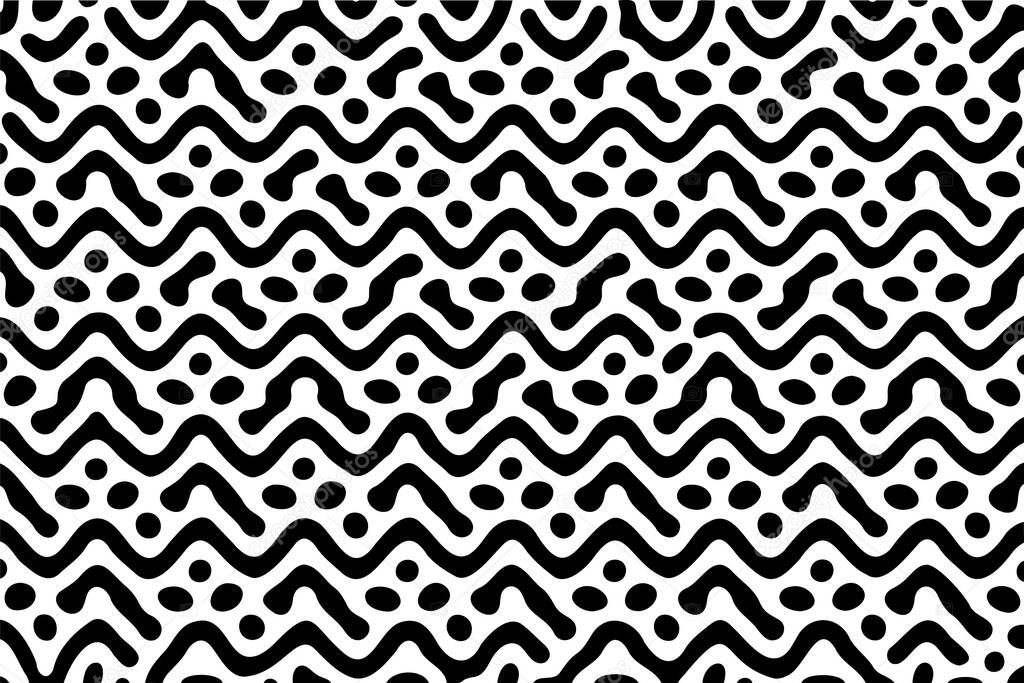 Turing ornament halftone puzzle pattern. labyrinth tattoo