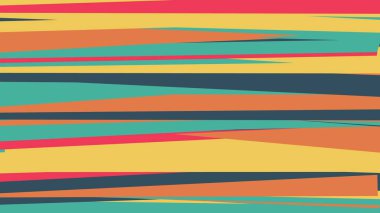 Vintage Arka plan çizgileri yatay çizgi vektörü dikişsiz geometrik. Resim rengi retro pastel