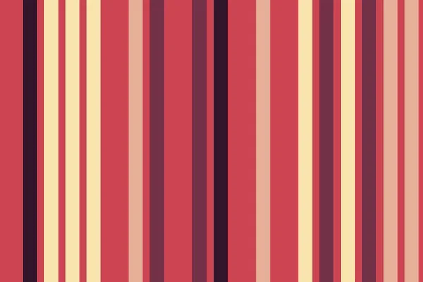 Red Vertical Line Background Striped Pattern Seamless Stripe Fabric — Stock Vector