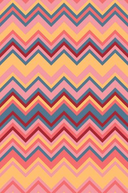 Renkli herringbone sembolü deseni zigzag vektör deseni, soyut geometrik dikişsiz arkaplan veya klasik duvar kağıdı.