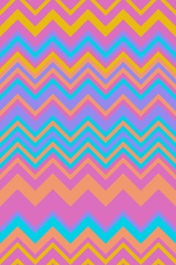 Renkli herringbone sembolü deseni zigzag vektör deseni, soyut geometrik dikişsiz arkaplan veya klasik duvar kağıdı.