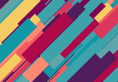 Çoklu renkli çizim geometrik şekil köşegen çizgi arkaplanı soyut. arkaplan