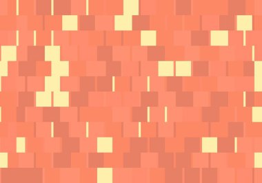 Turuncu arkaplan kare soyut dikdörtgen tasarımı geometrik. şekil etkisi