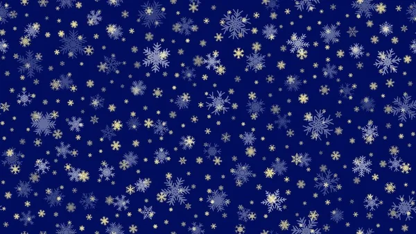 Μπλε Seamless Χριστούγεννα Φόντο Χιόνι Εικονογράφηση Χριστούγεννα Χειμώνα Διακόσμηση Στολίδι — Διανυσματικό Αρχείο