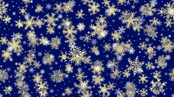 Blue Seamless Weihnachten Hintergrund Schnee Illustration Weihnachten Winterdekoration Designkarte — Stockvektor