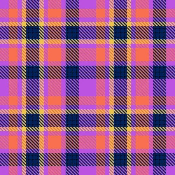 Patrón Textil Sin Costura Tartán Escocés Textura Vectorial Fondo Escocés — Archivo Imágenes Vectoriales