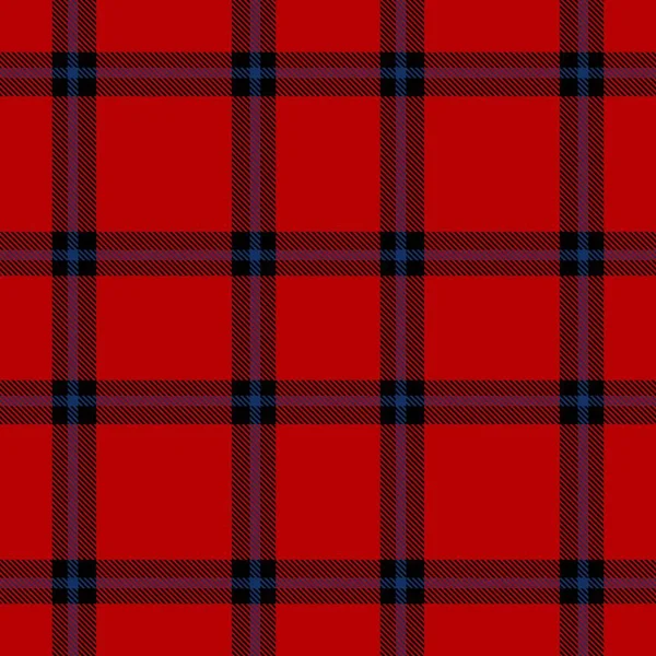 Patrón Textil Sin Costura Tartán Escocés Textura Vectorial Diseño Cuadros — Vector de stock