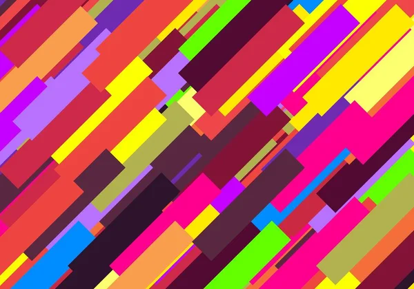 Illustration Multicolore Forme Géométrique Ligne Diagonale Fond Abstrait Couverture Conception — Image vectorielle