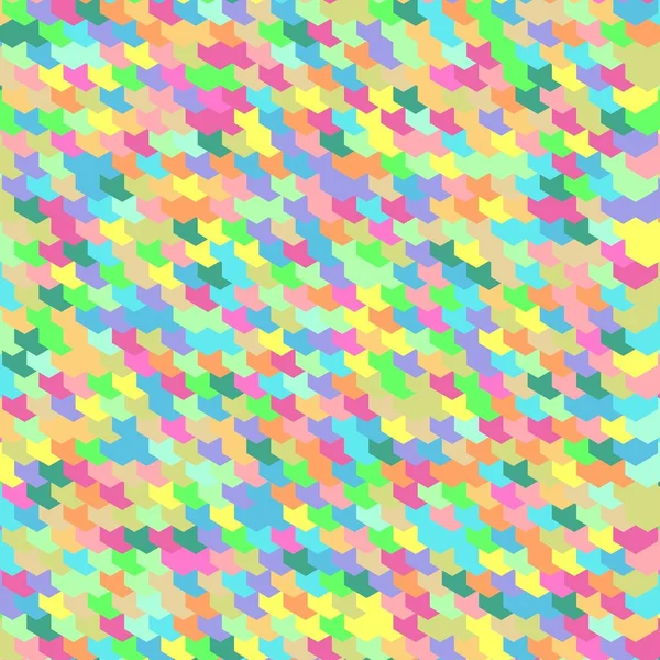 Multicolore Motif Hexagone Fond Abstrait Papier Peint Géométrique Sans Couture — Image vectorielle