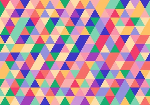 Multicolor Triângulo Repetição Padrão Design Decoração Sem Costura Decorativa Fundo —  Vetores de Stock