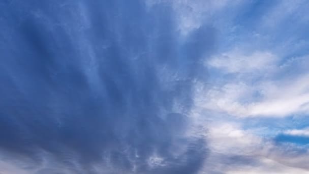 Хмари, часовий пояс, епічне золоте небо, захід сонця — стокове відео