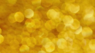 Abstract Lights bokeh background yellow