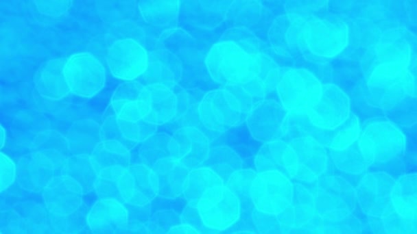 Abstract Lights bokeh background blue — Stok video