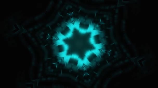 Future Cyberpunk Equalizer, psychadelic Vj Loop Background — Stock video