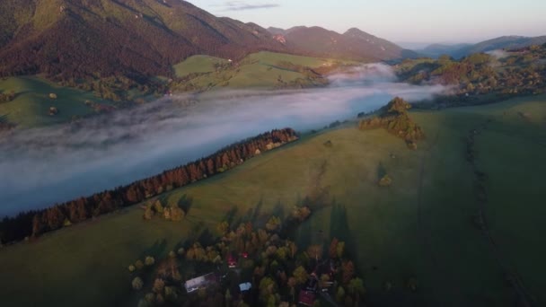 Footage Roll Luftaufnahme Einer Drohne Die Über Weiße Wolken Fliegt — Stockvideo