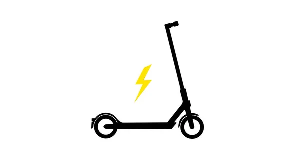 electric scooter sign vector graphics