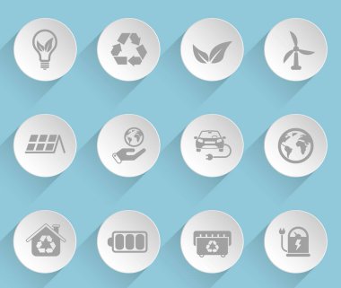 alternatif enerji web simgeleri