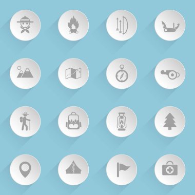 İzcilerin ağ simgeleri günü