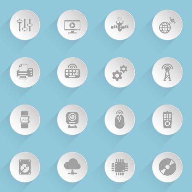 yüksek teknoloji web simgeleri