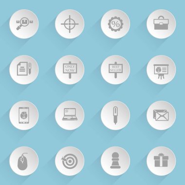 Pazarlama web simgeler