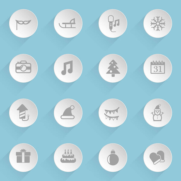 иконки нового года