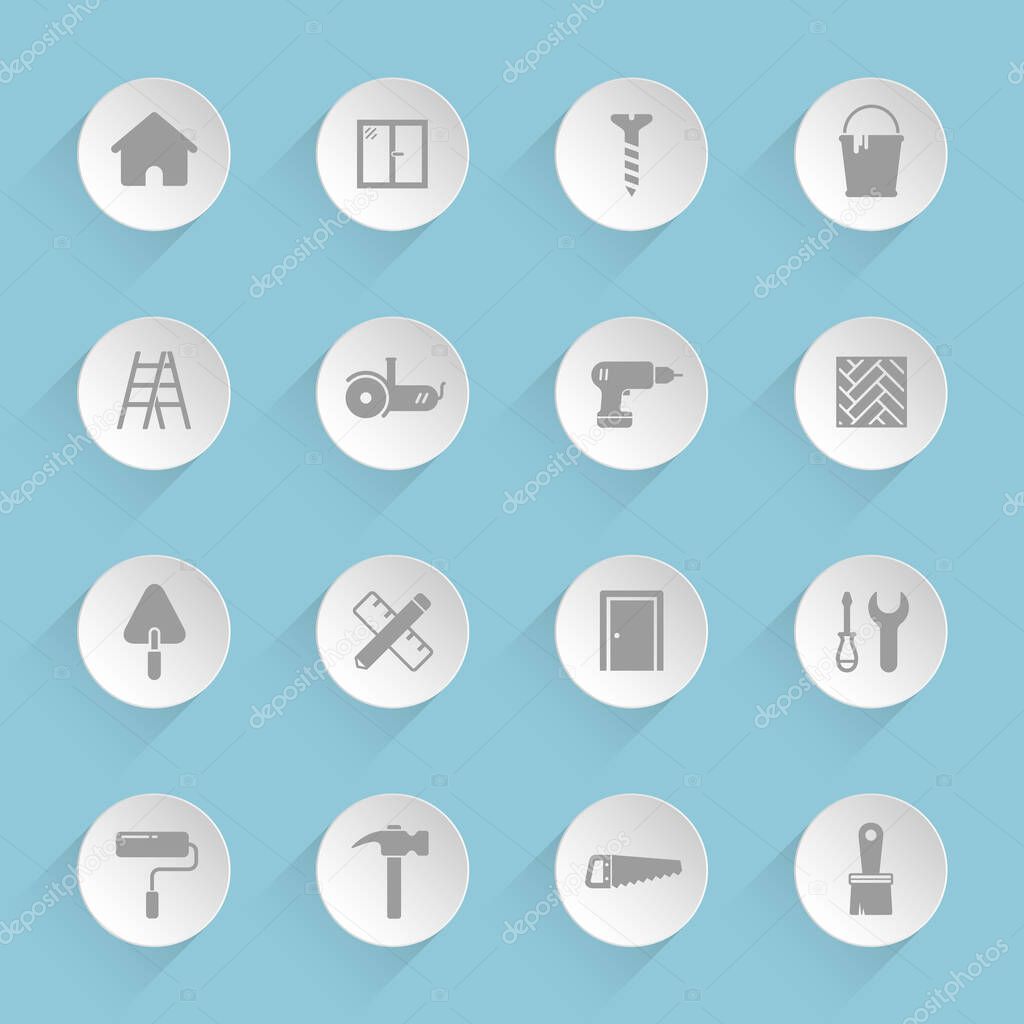 Home repair vector icons