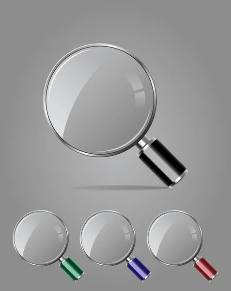 magnifying glass with different color handles