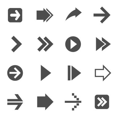 arrows vector icons for your creative ideas