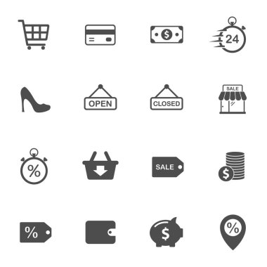 Siyah Cuma vektör simgeleri beyaz arkaplanda izole edildi. Web ve ui tasarımı için siyah cuma ikonlarının reklamını yapıyor..