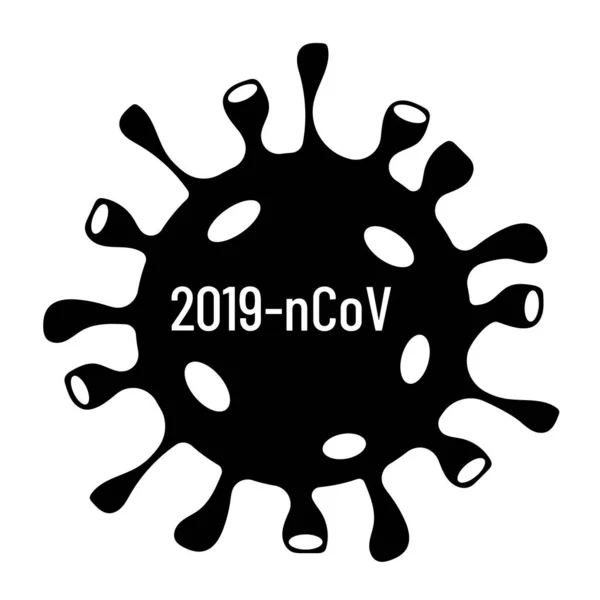 2019 Ncov Coronavirus Bacterium Vector Icon — Vector de stock