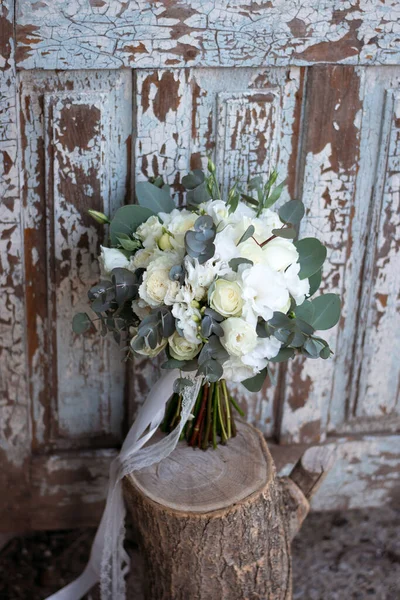 Wedding Bouquet White Flowers — Stock Photo, Image