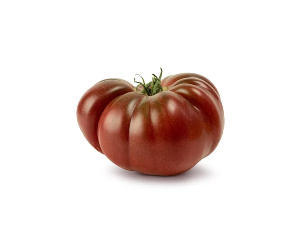 白い背景に隔離された新鮮な赤ビーフステーキトマト 新鮮な野菜 — ストック写真