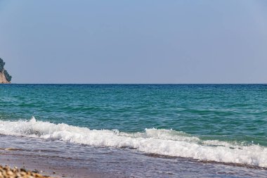 Karadeniz kıyısında deniz manzarası
