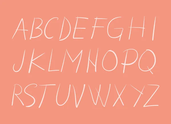 Alphabet Letters Vector Design Illustration Isolated White Background — Stock Vector