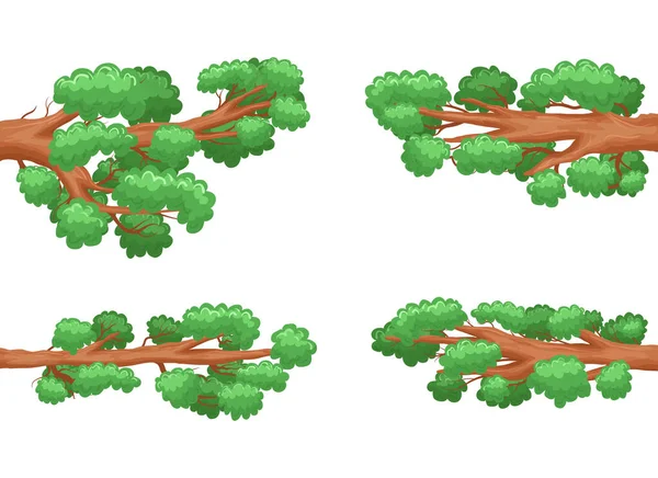 Baum Zweig Vektor Design Illustration Isoliert Auf Weißem Hintergrund — Stockvektor