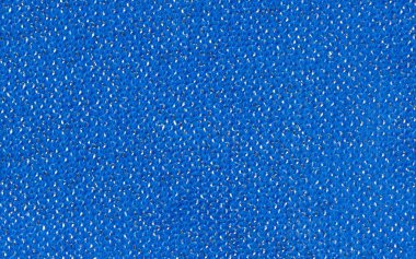 Parlak mavi kumaşlı lüreksli makro görüntü. Tatil, fevkalade. Muhteşem bir geçmiş..