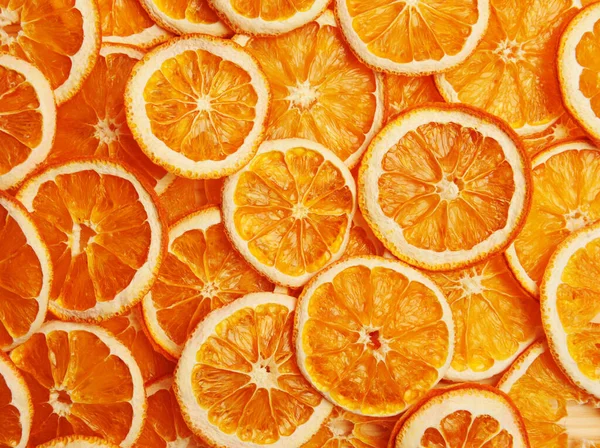 Сушеные Оранжевые Ломтики Полный Текстурированный Фон Декоративная Идея Стоковое Фото