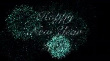Mutlu Yıllar Meme Animasyonu. Mutlu yıllar 2023. Kutlama Kartı Soyut Parıldayan Parıltı Parçacığı