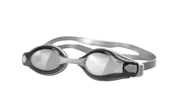 Black Swimming Goggles Isolated White Background — Fotografia de Stock