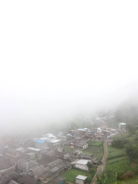 Magetan East Java Indonesien März 2021 Die Aussicht Die Berge — Stockfoto