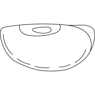 Meyve ve sebze çizgisi simgeleri. Moda tarzında bir sürü tabela. Ana hatlar tropikal yiyecek işaretleri.