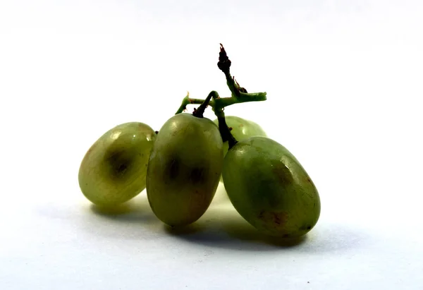 Ein Paar Grüne Trauben Auf Einem Zweig — Stockfoto