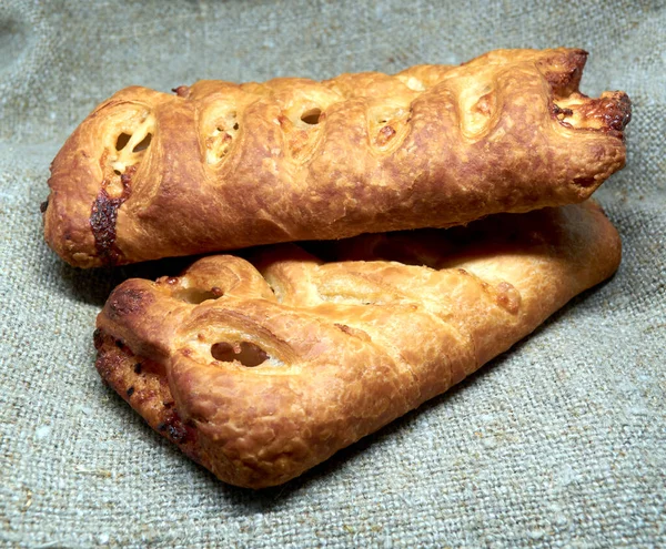 Delicious Homemade Puff Pastry Rustic Style — Stock Photo, Image