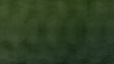 Kavram: zehirli atık problemleri. Koyu yeşil yüzey üzerinde koyu yeşil köpük hareket eder. Geometrik yüzey arkaplan animasyonu. Döngüye tabi. 3B görüntüleme.