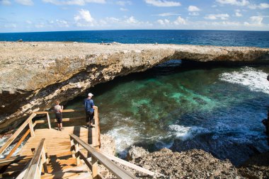 picturesque view of cliff sea coast 