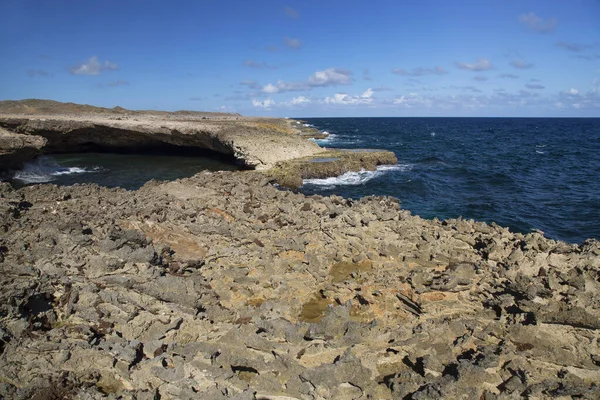 Picturesque View Cliff Sea Coast — Foto Stock