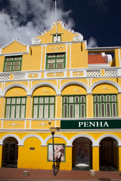 Penha Historical Building Willemstad Curacao — Zdjęcie stockowe