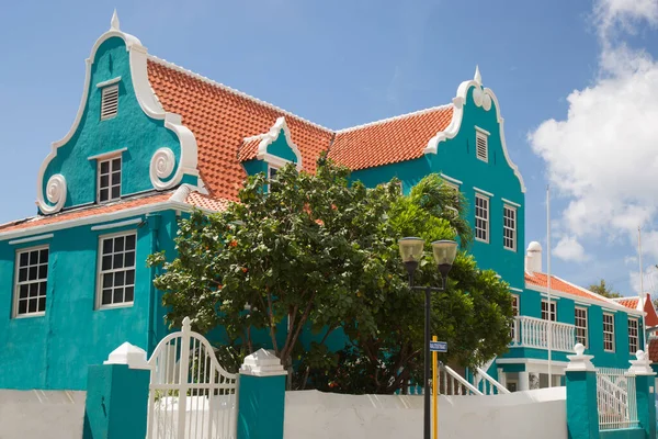 Beautiful Blue House Old Town — Stock Photo, Image