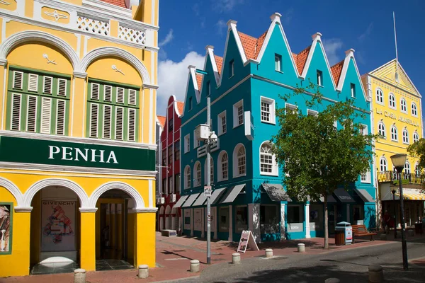 High Colorful Buildings Old Town — Stock Photo, Image