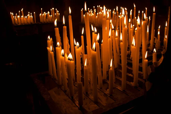 Velas Igreja — Fotografia de Stock